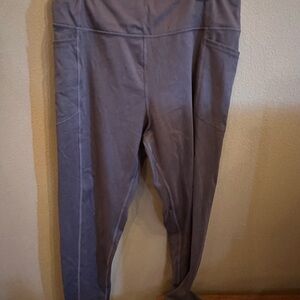 Purple High-Waisted Leggings